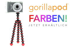 Farbige Gorillapods jetzt erhältlich!